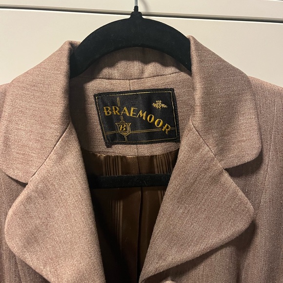Vintage Braemoor Structured Brown Blazer | Size S/M | Cottagecore/Old Money - Picture 5 of 8